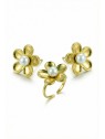 Victoria Walls Set di gioielli placcati in oro VWS260858G anello, orecchini donna