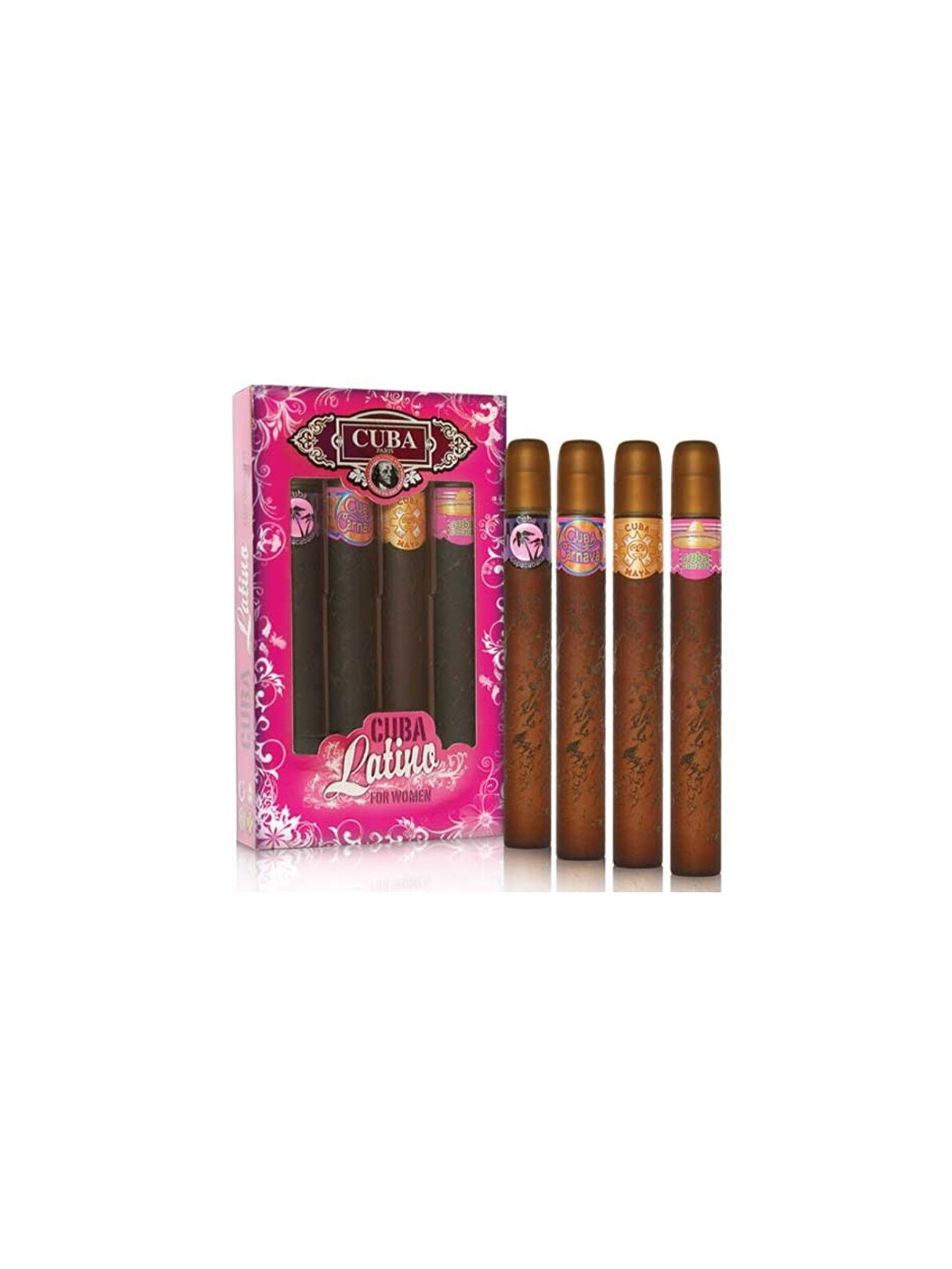 Cuba original SET Cuba Latino Brazil Copacabana eau de parfum spray 35ml + Brazil Carnaval eau de parfum spray 35ml + Mexico