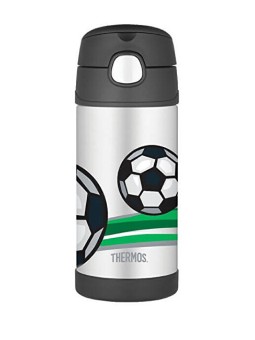 Thermos Thermos per bambini FUNtainer con cannuccia - a forma di pallone da calcio, 355 ml bambino