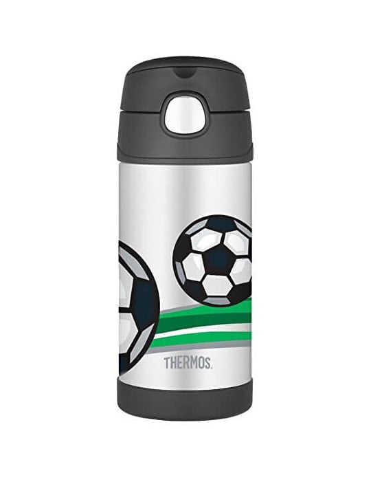 Thermos Thermos per bambini FUNtainer con cannuccia - a forma di pallone da calcio, 355 ml bambino