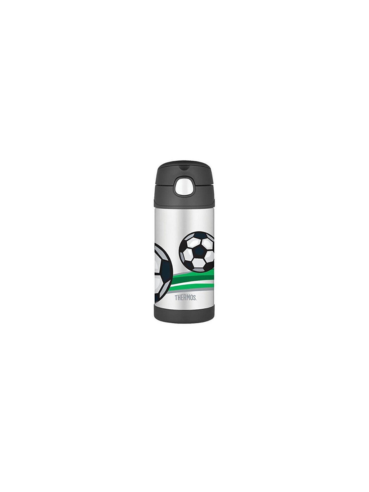 Thermos Thermos per bambini FUNtainer con cannuccia - a forma di pallone da calcio, 355 ml bambino