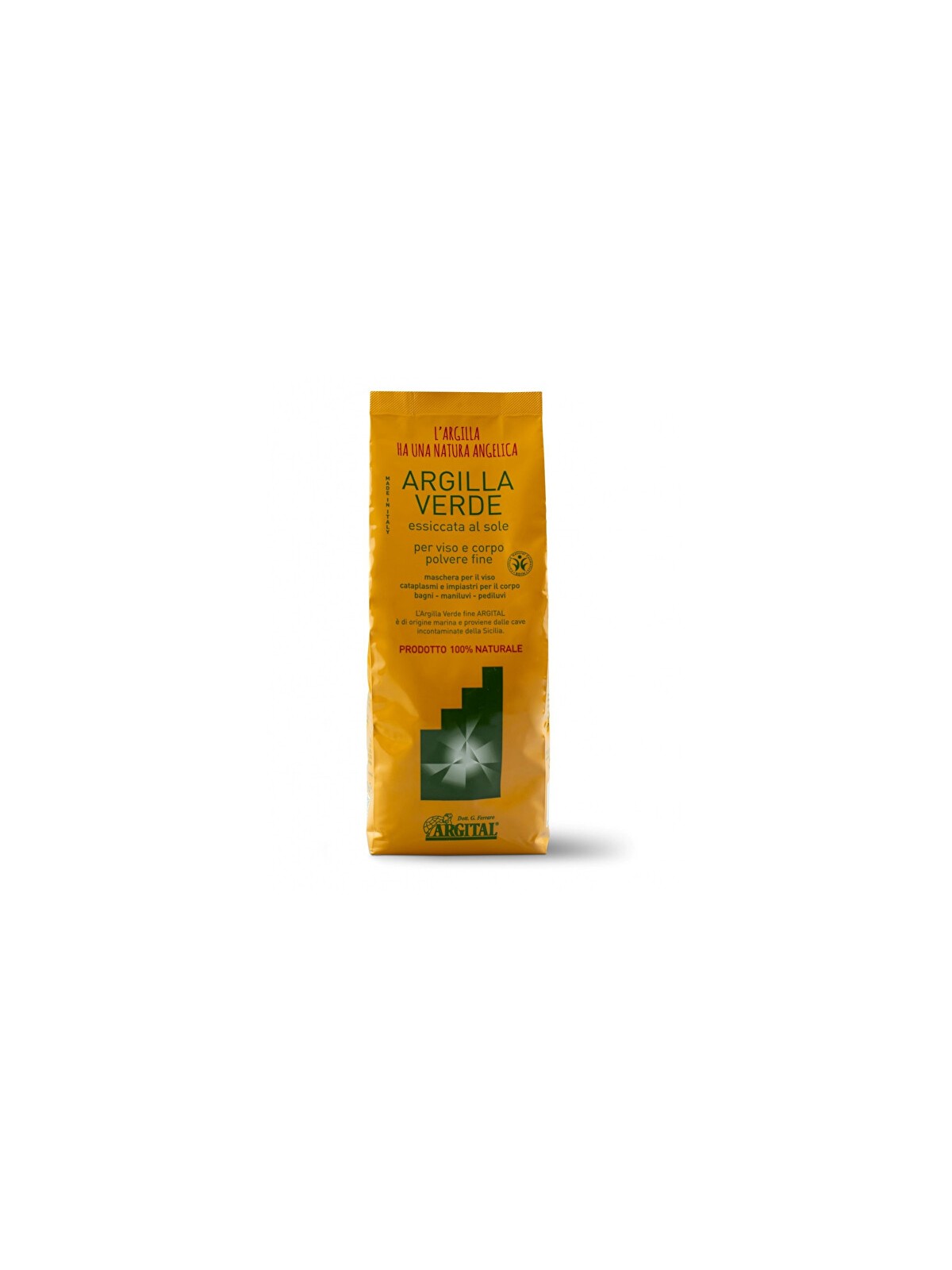 Argital Argilla verde essiccata al sole 1 kg donna