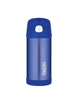 Thermos Thermos FUNtainer Baby con cannuccia - blu 355 ml bambino