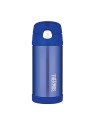 Thermos Thermos FUNtainer Baby con cannuccia - blu 355 ml bambino