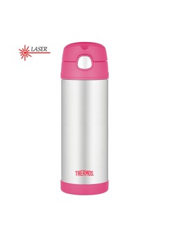 Thermos Thermos FUNtainer Baby con cannuccia - rosa 470 ml bambino
