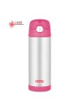 Thermos Thermos FUNtainer Baby con cannuccia - rosa 470 ml bambino