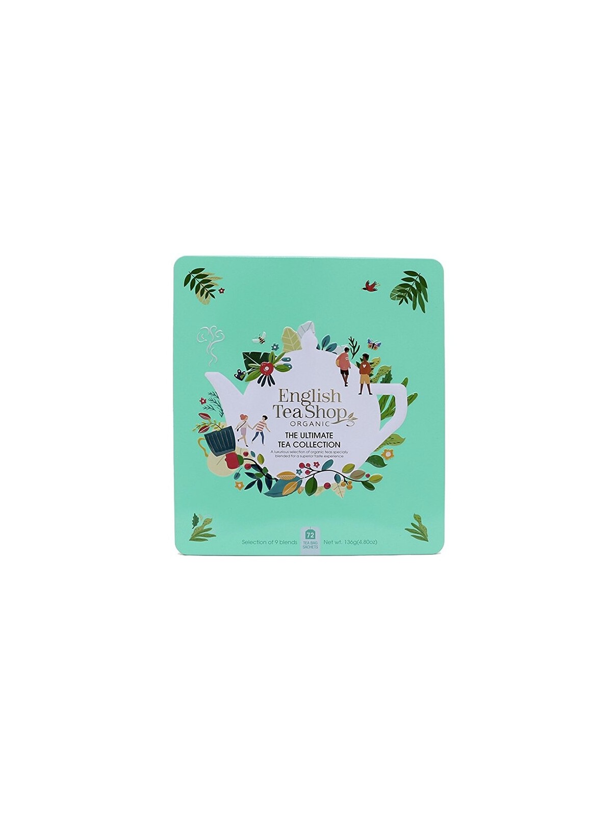 English Tea Shop Cofanetto regalo The Ultimate green BIO in una scatola di latta contenente 72 bustine unisex