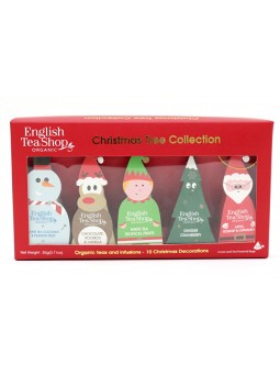 English Tea Shop Set regalo di statuine natalizie per l'albero BIO 10 piramidi unisex