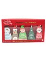 English Tea Shop Set regalo di statuine natalizie per l'albero BIO 10 piramidi unisex