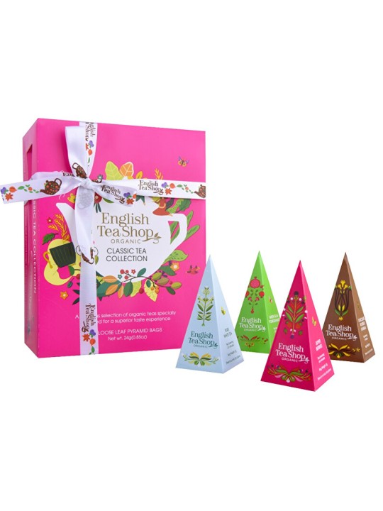 English Tea Shop Collezione regalo Classica rosa BIO 12 piramidi unisex