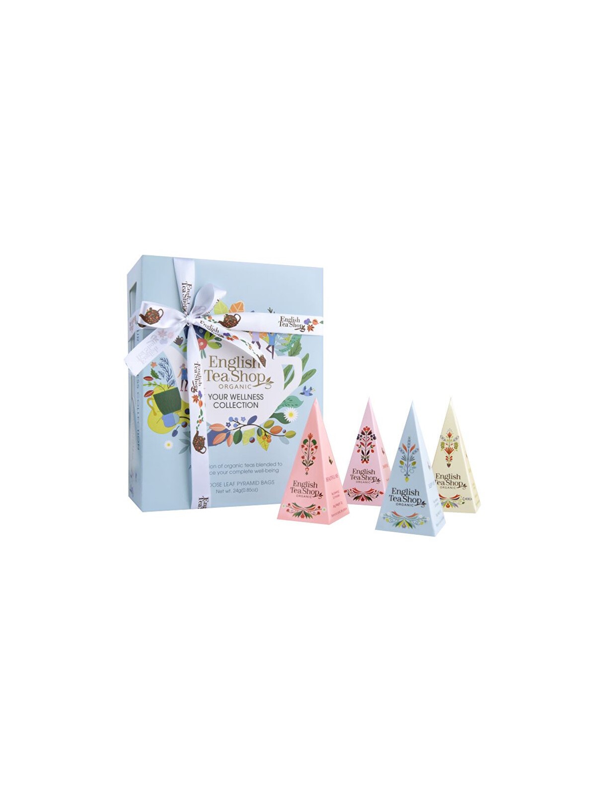 English Tea Shop Collezione regalo Il tuo benessere blu BIO 12 piramidi unisex