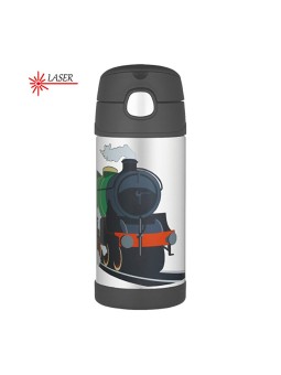 Thermos Thermos per bambini con cannuccia - treno bambino