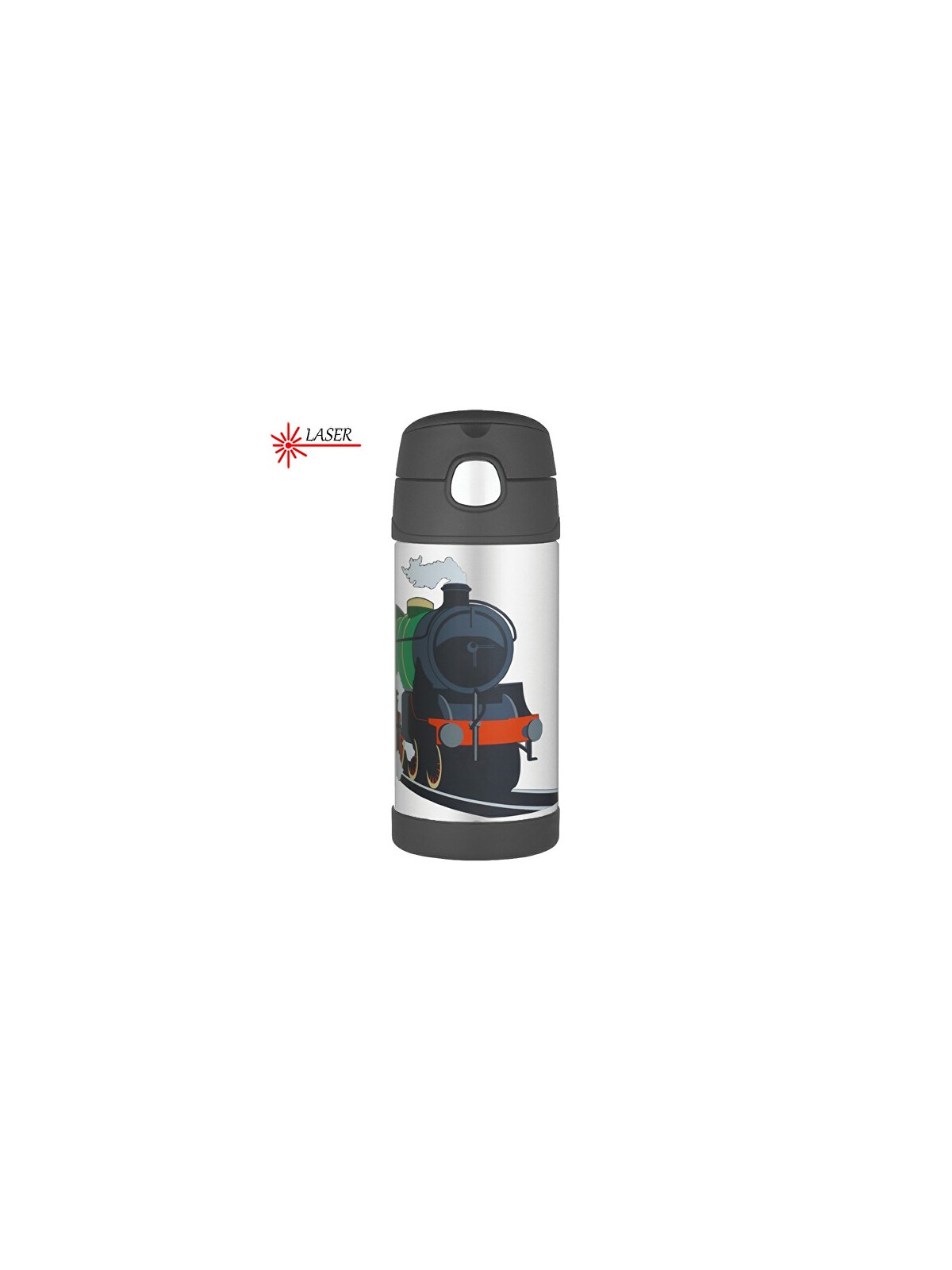 Thermos Thermos per bambini con cannuccia - treno bambino