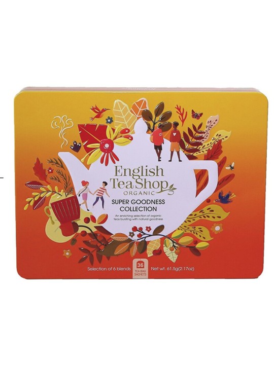 English Tea Shop Cofanetto regalo Super bontà BIO all'arancia in scatola di latta da 36 bustine unisex