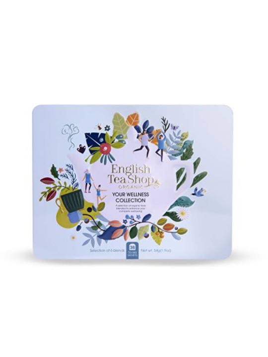 English Tea Shop Cofanetto regalo Your wellness blue BIO in una scatola di latta contenente 36 bustine unisex