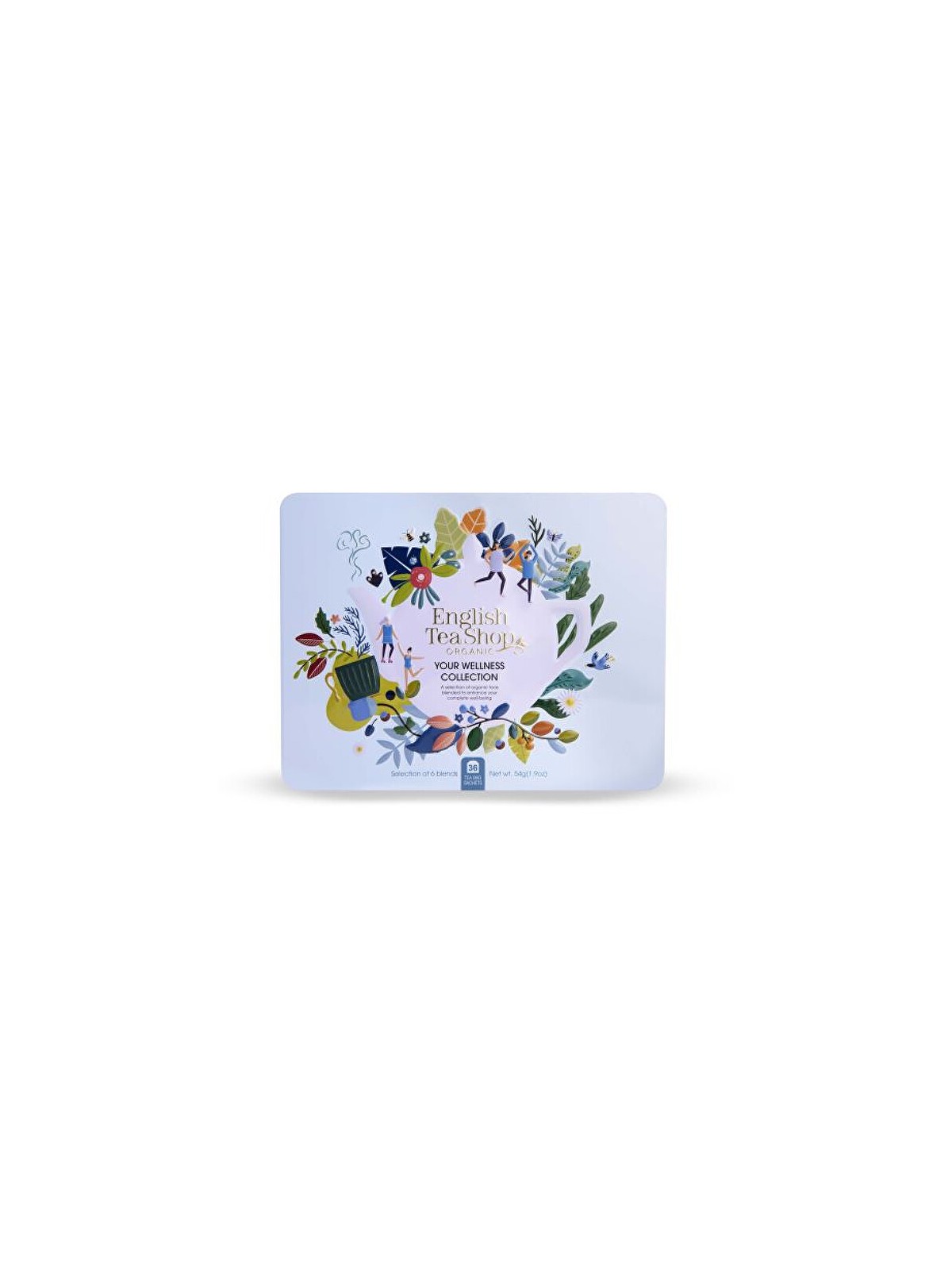 English Tea Shop Cofanetto regalo Your wellness blue BIO in una scatola di latta contenente 36 bustine unisex