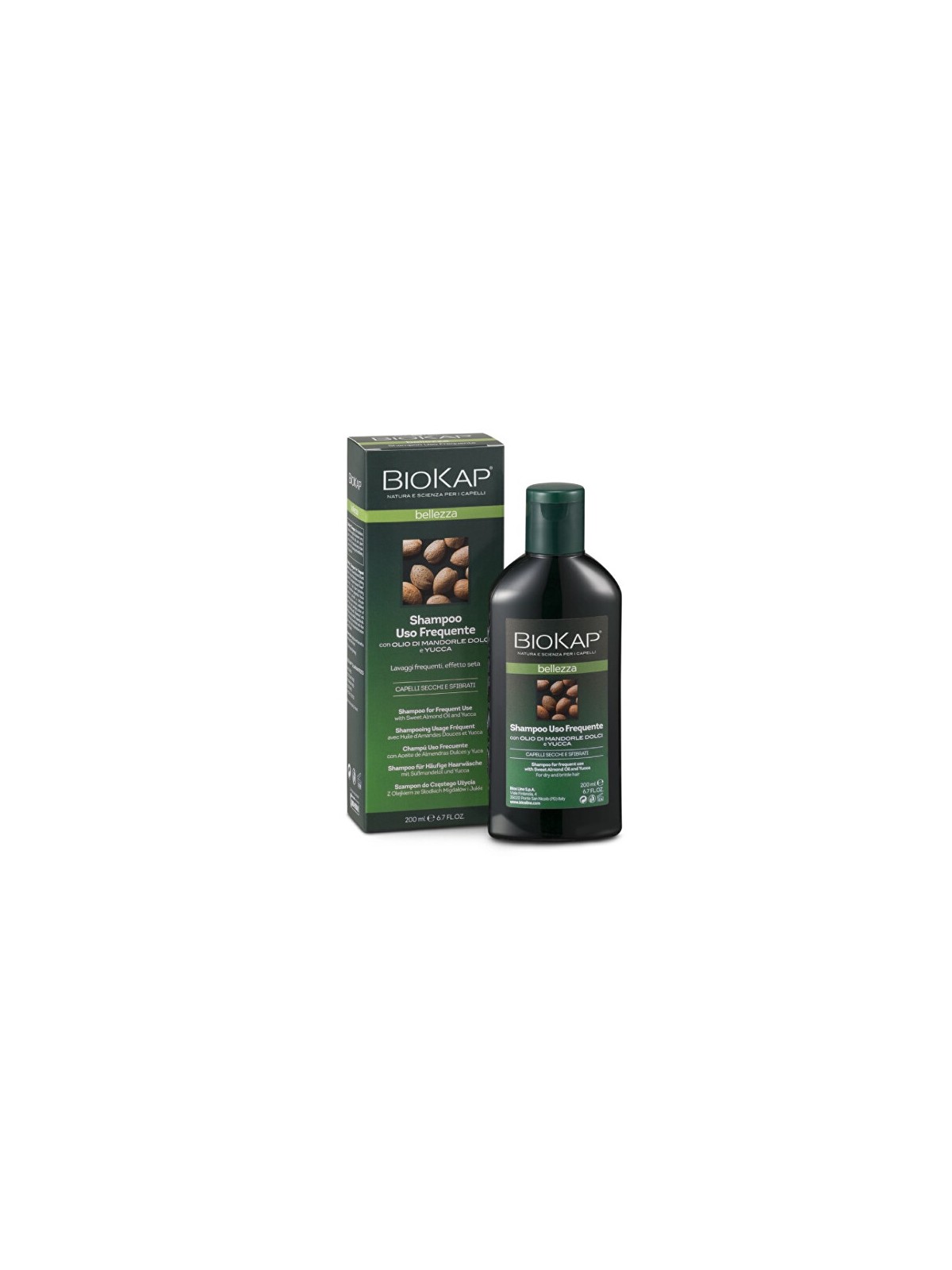 Biokap Shampoo per uso frequente 200 ml unisex