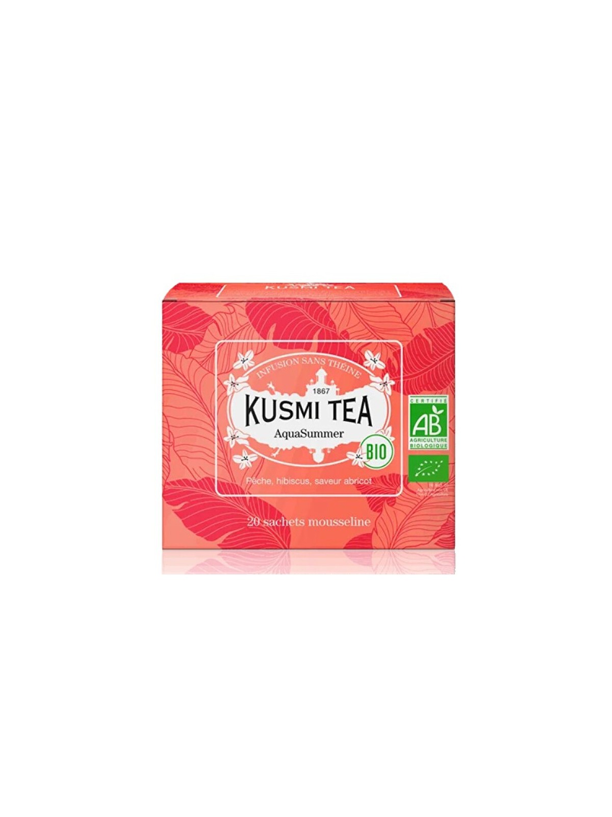 Kusmi Tea Aqua Summer BIO 20 sacchetti di mussola 40 g unisex