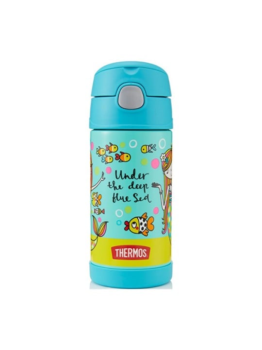Thermos Thermos per bambini FUNtainer con cannuccia - Sirena 355 ml bambino