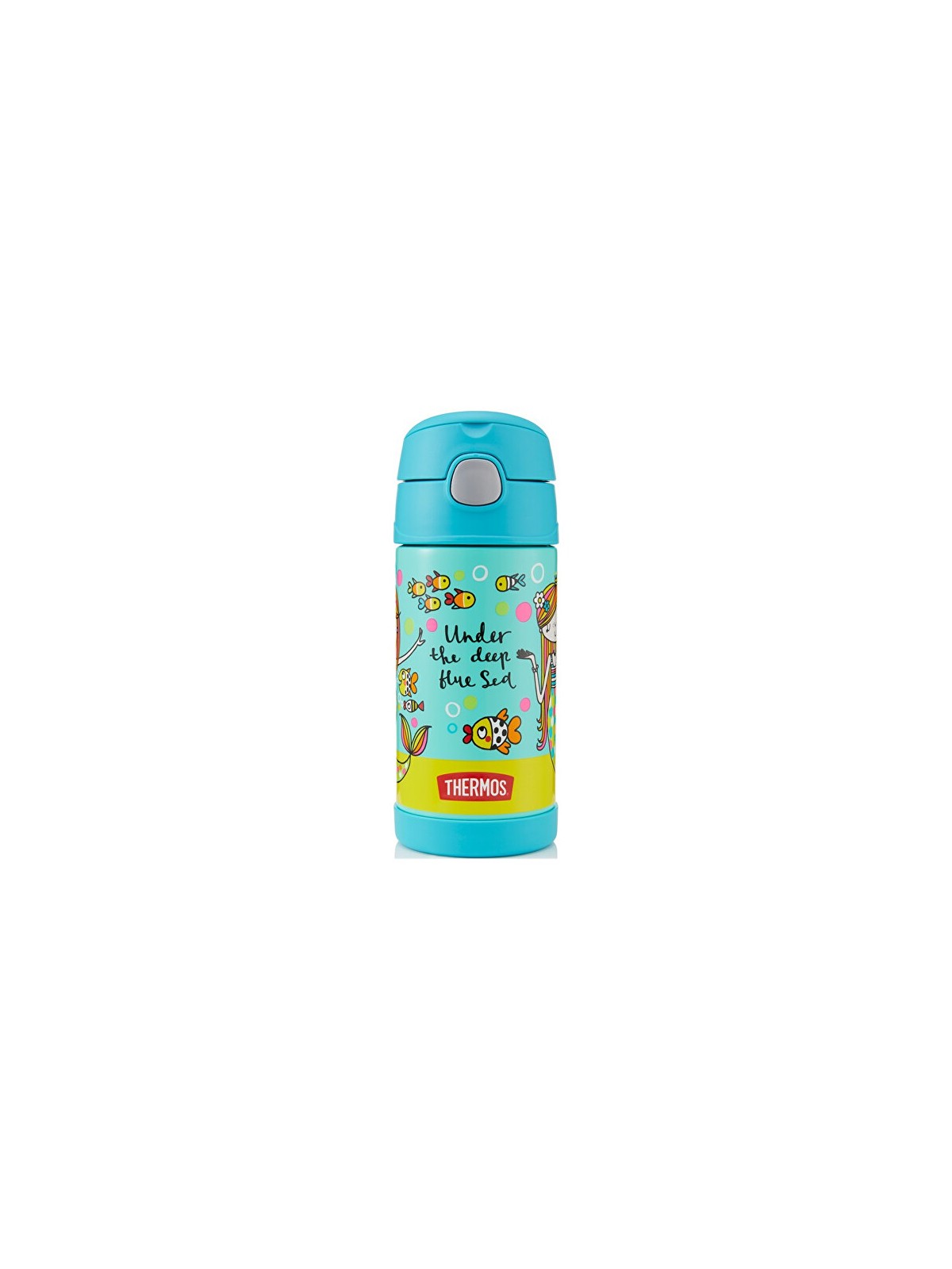 Thermos Thermos per bambini FUNtainer con cannuccia - Sirena 355 ml bambino