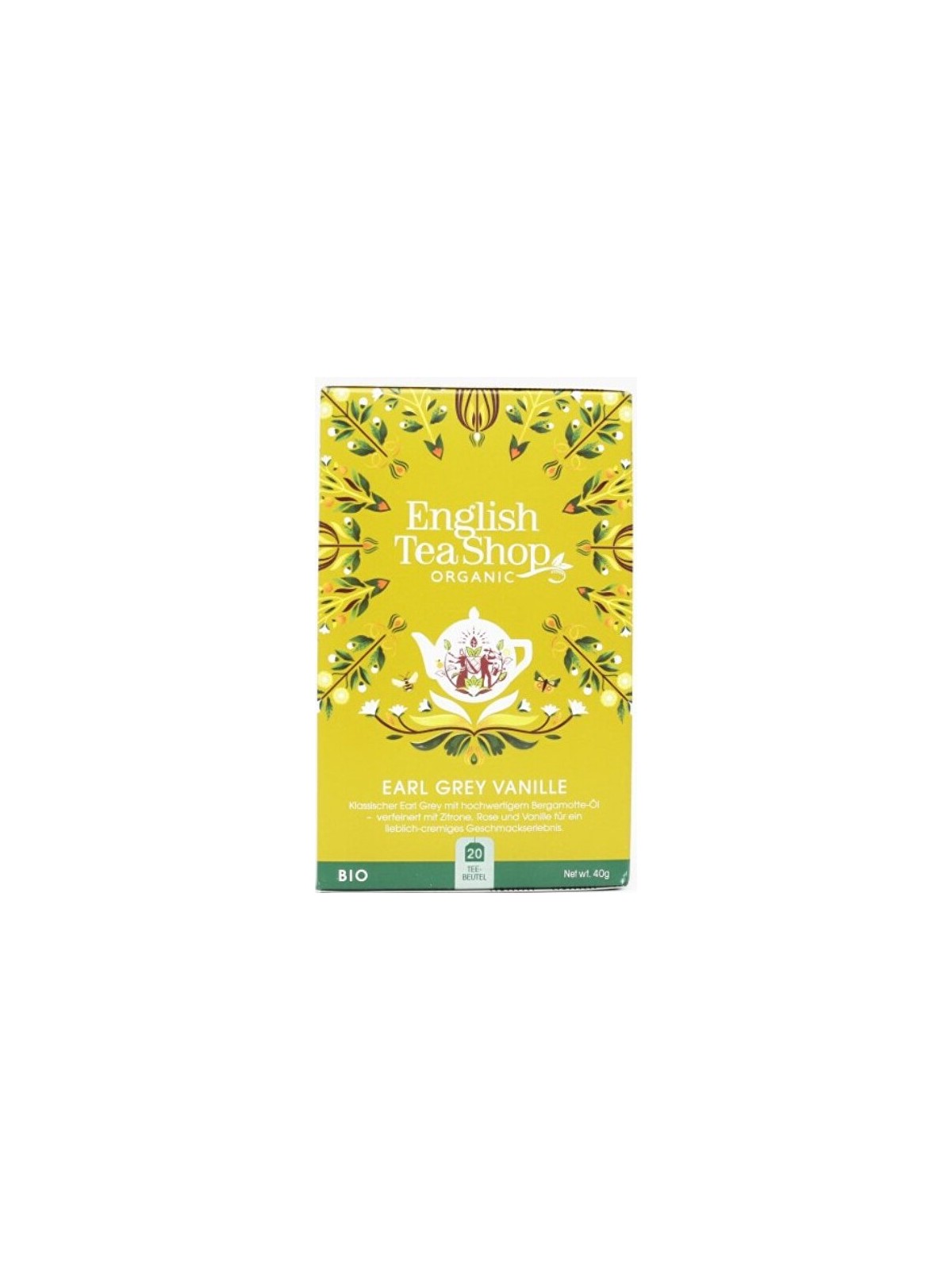 English Tea Shop Vaniglia e Earl Grey BIO, 20 bustine unisex