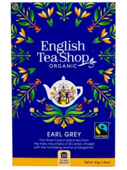 English Tea Shop Tè nero Earl Grey al bergamotto BIO 20 bustine unisex