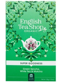 English Tea Shop Sencha, tè bianco e matcha BIO, 20 bustine unisex