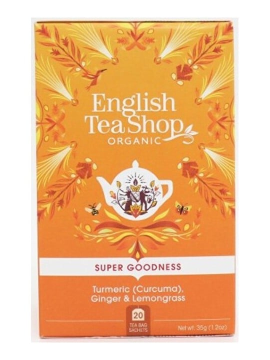 English Tea Shop Curcuma, zenzero e citronella BIO 20 bustine unisex
