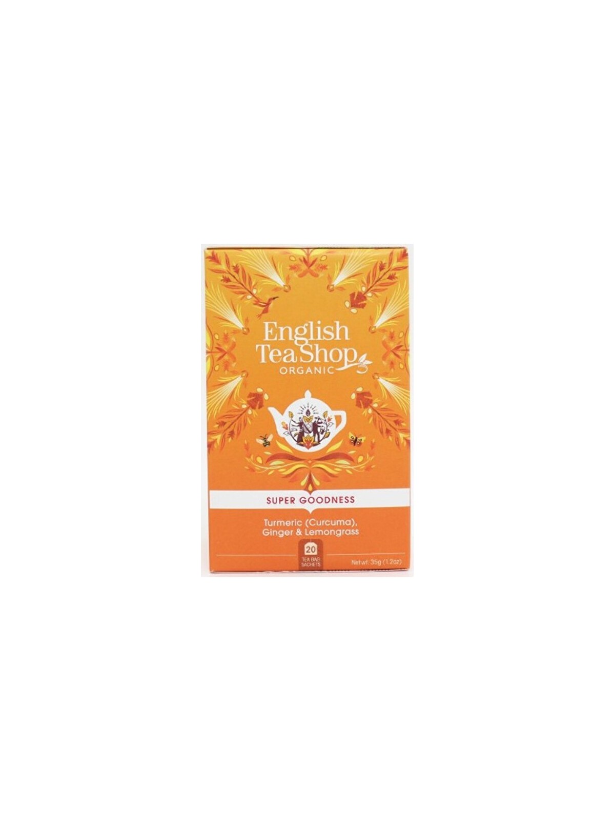 English Tea Shop Curcuma, zenzero e citronella BIO 20 bustine unisex