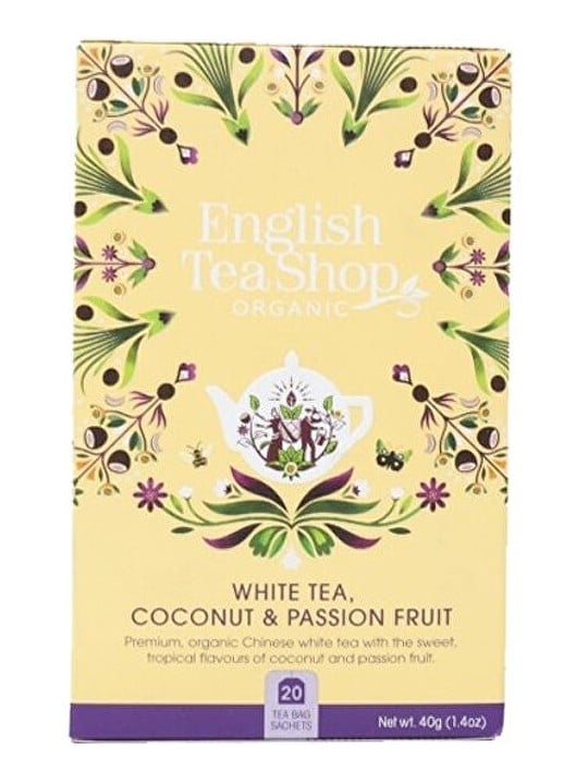 English Tea Shop Tè bianco biologico al cocco e frutto della passione, 20 bustine unisex