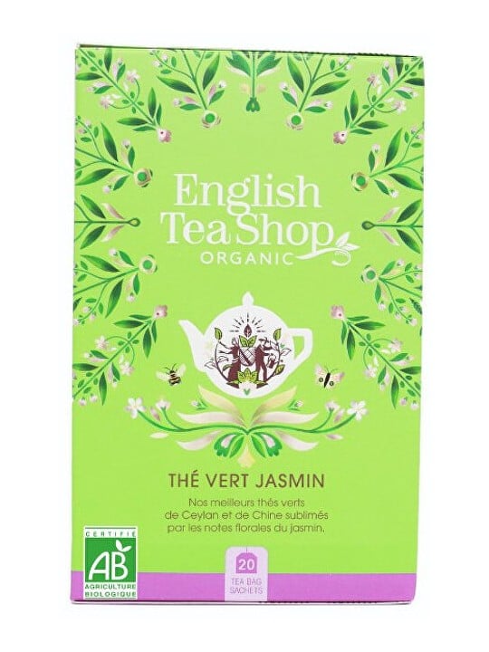 English Tea Shop Tè verde al gelsomino e sambuco BIO 20 bustine unisex