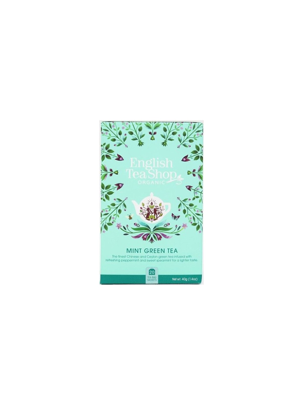 English Tea Shop Tè verde alla menta BIO 20 bustine unisex