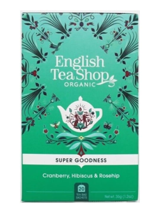 English Tea Shop Mirtillo rosso, ibisco e rosa canina BIOLOGICO 20 bustine unisex