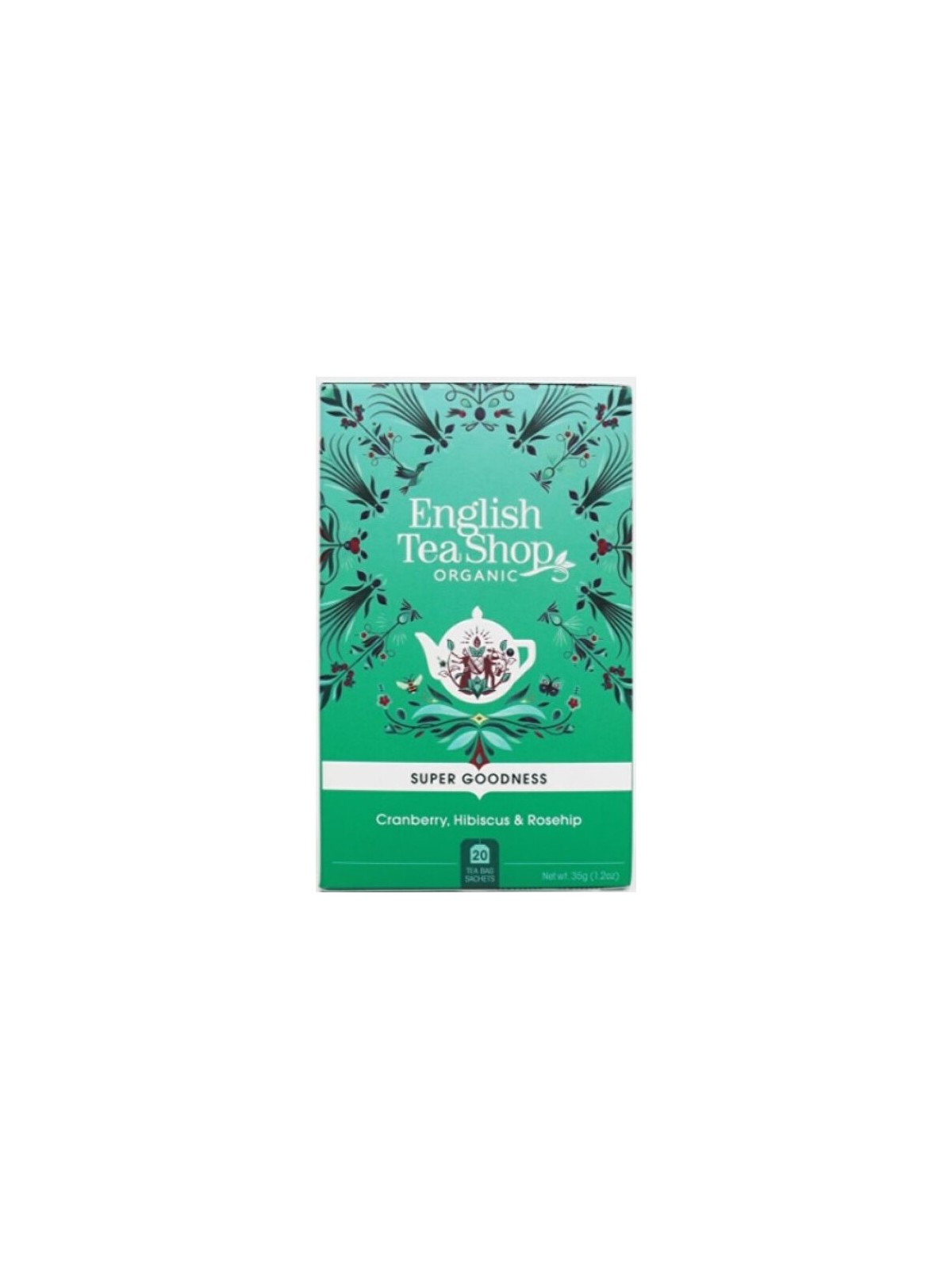 English Tea Shop Mirtillo rosso, ibisco e rosa canina BIOLOGICO 20 bustine unisex
