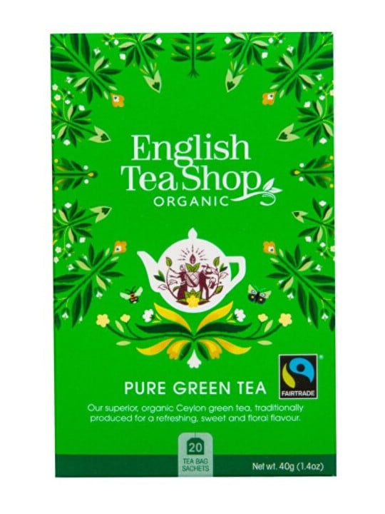 English Tea Shop Tè verde biologico puro, 20 bustine unisex