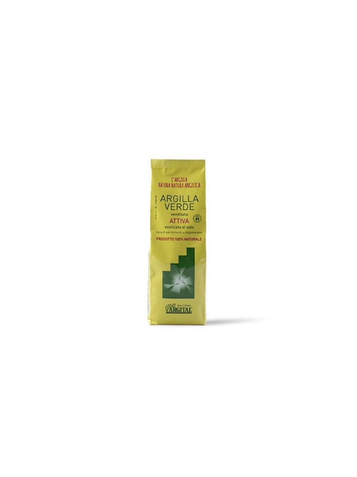 Argital Argilla attiva essiccata al sole "ventilata" 500 g unisex