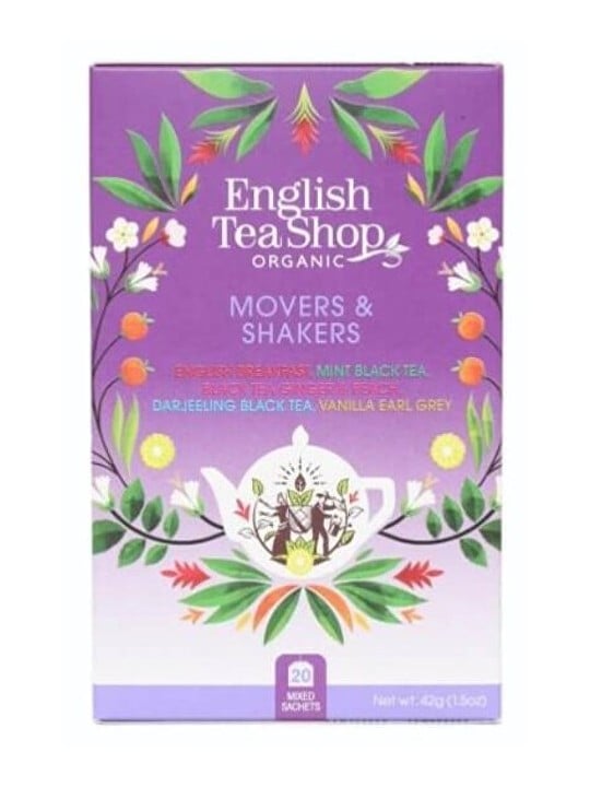 English Tea Shop Set da tè Movers and Shakers con 20 bustine unisex