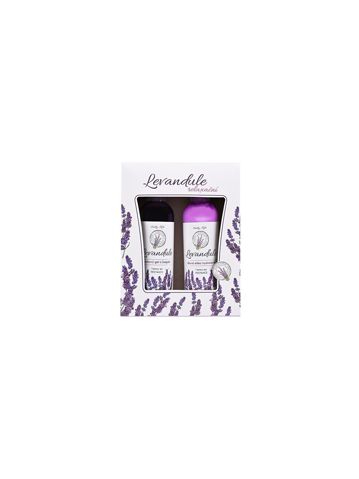 Vivaco Cofanetto regalo PREMIUM alla lavanda - lozione per il corpo, gel doccia donna