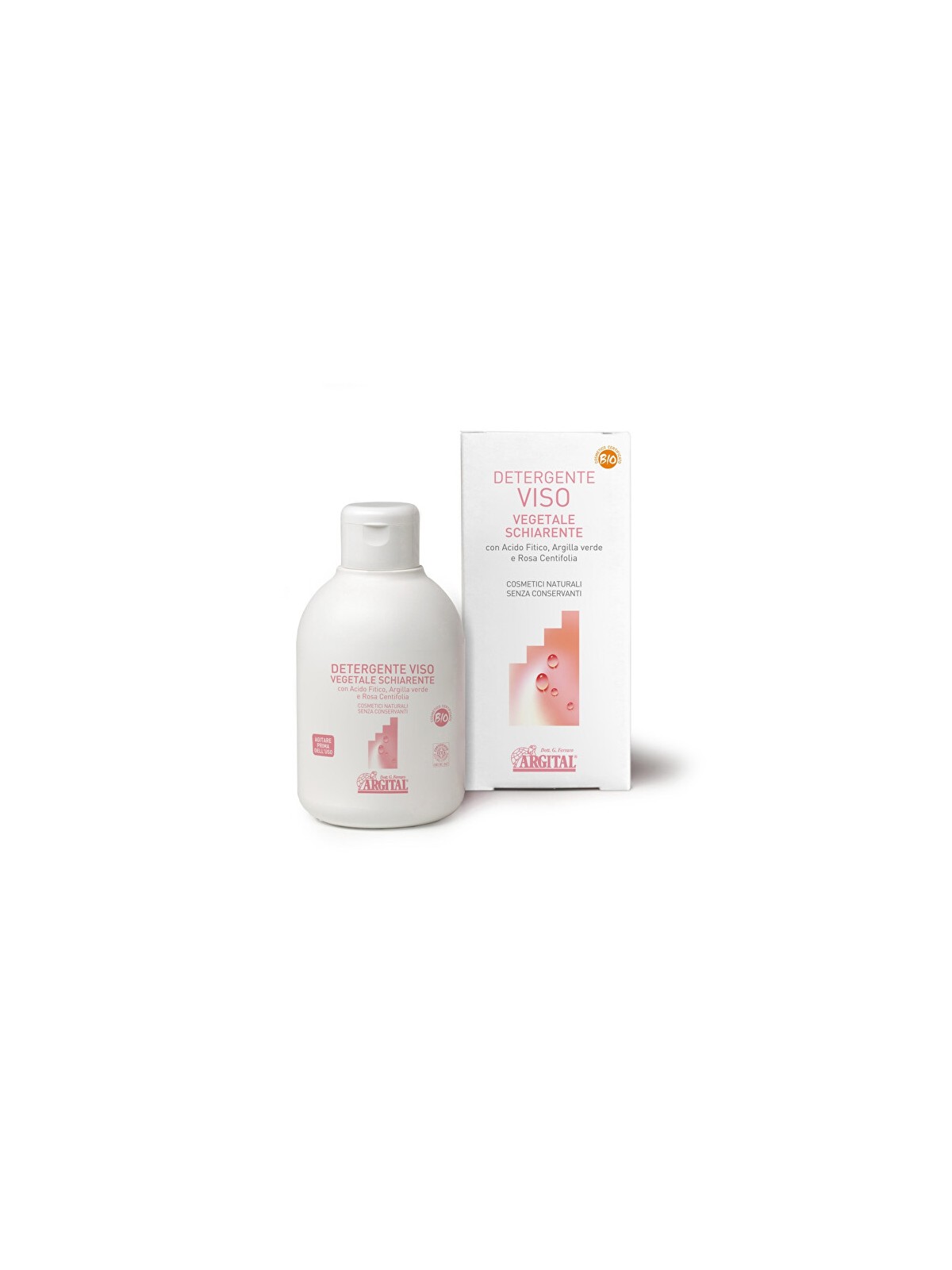 Argital Gel detergente e illuminante per il viso a base di erbe, 250 ml unisex