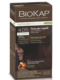 Biokap BIOKAP DELICATO RAPID tinta per capelli - 4.05 Castagna di cioccolato 135ml donna
