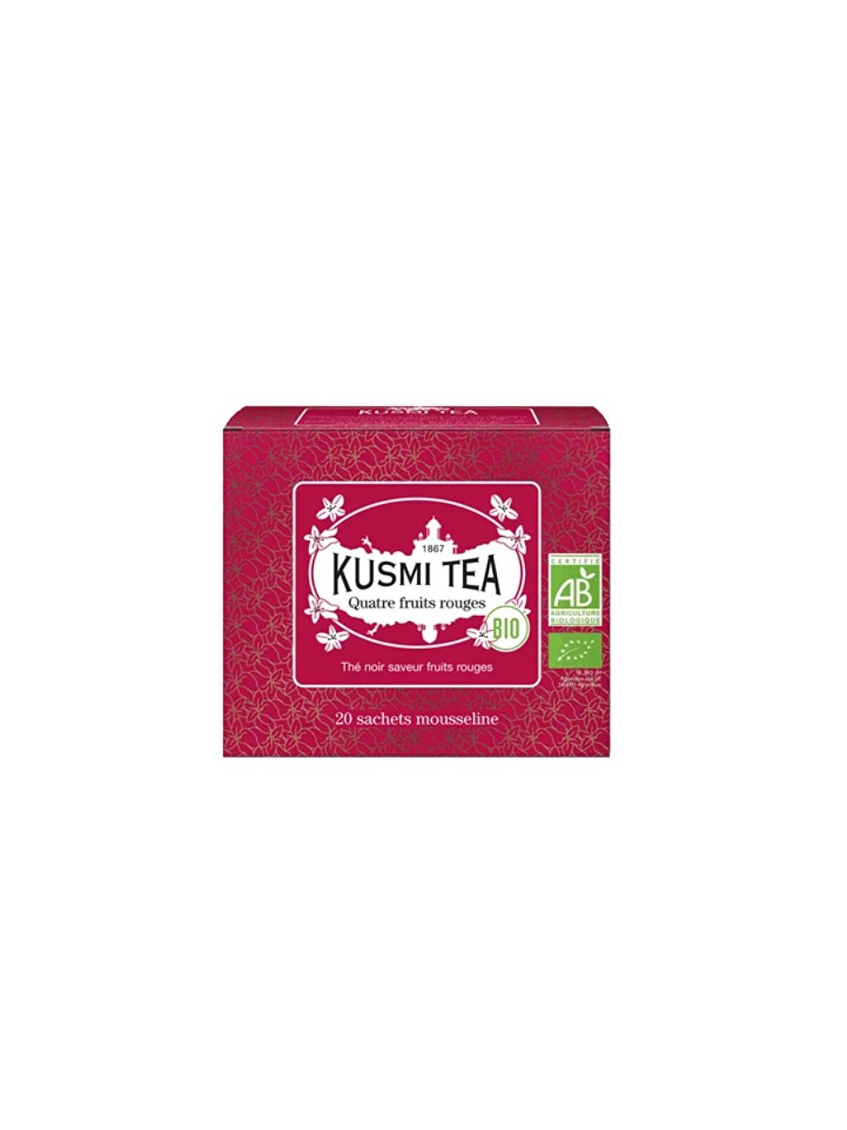 Kusmi Tea Quattro frutti rossi 20 sacchetti di mussola BIO 40 g unisex