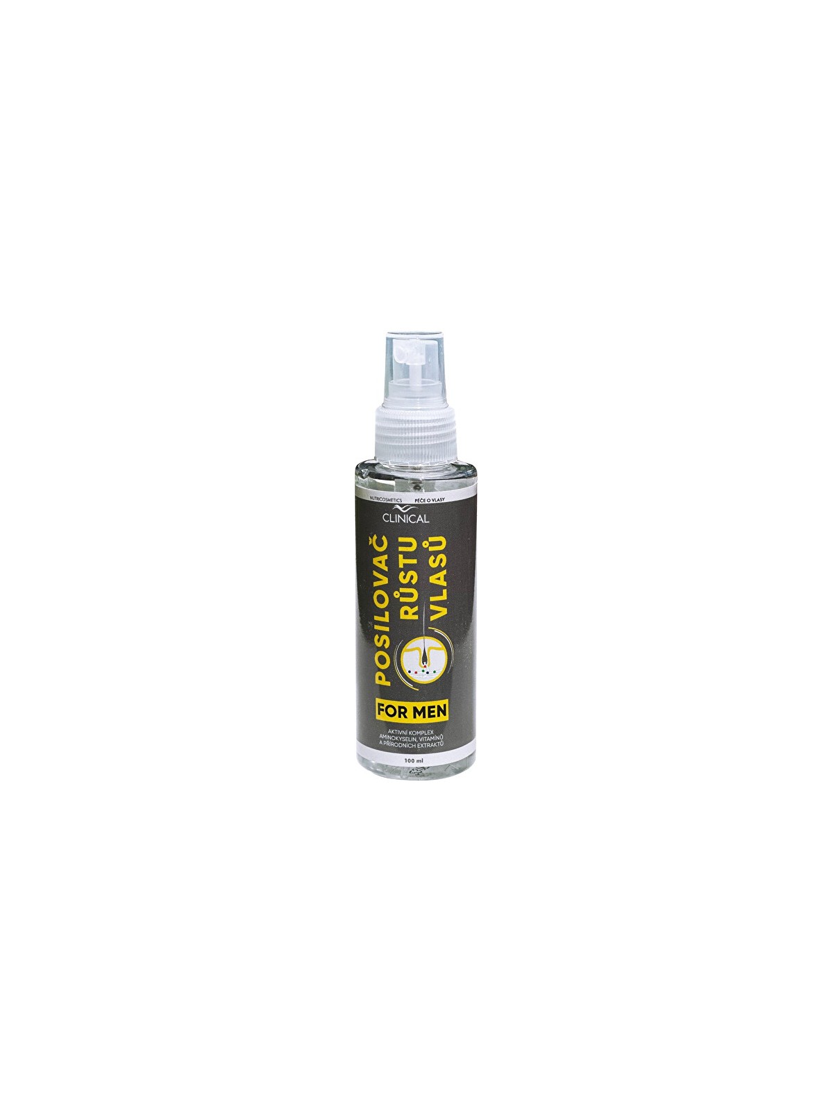 Clinical Stimolatore per la crescita dei capelli da uomo 100 ml uomo