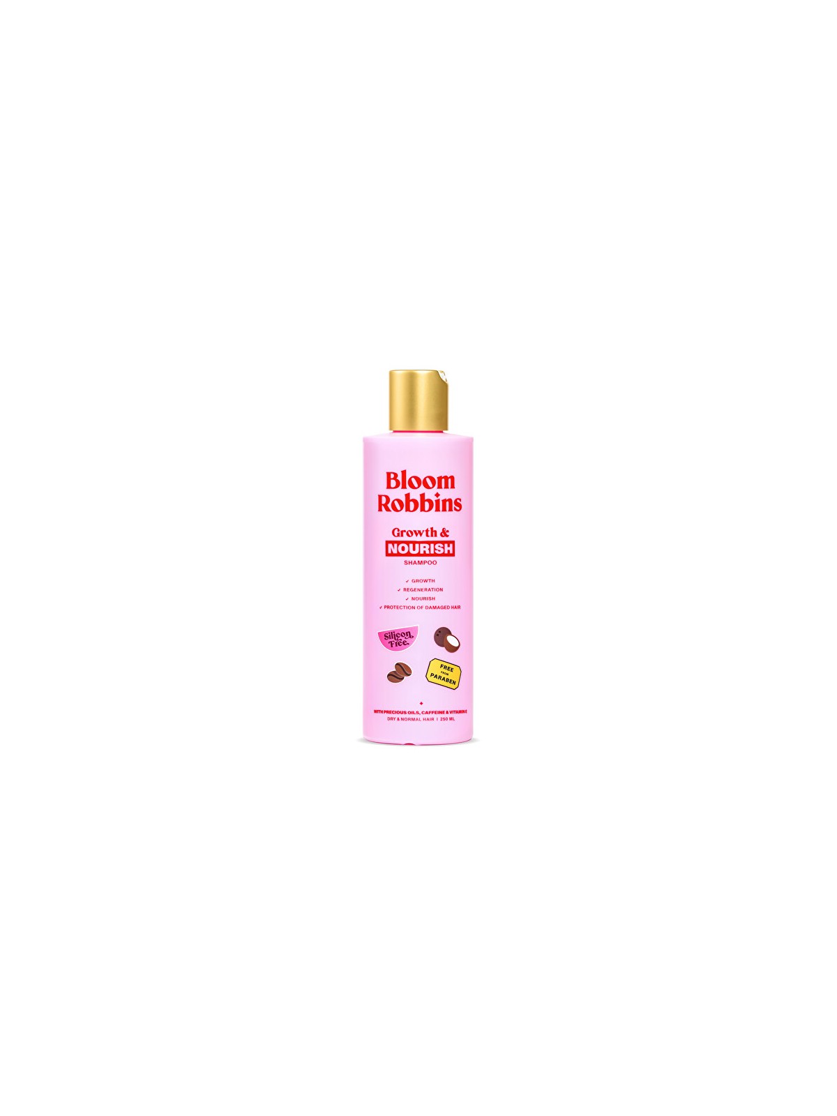 Bloom Robbins Shampoo Crescita e Nutrizione - shampoo per nutrire e favorire la crescita dei capelli 250 ml donna