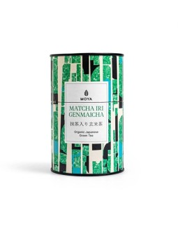 MOYA Tè verde giapponese biologico Matcha Iri Genmaicha 60 g unisex