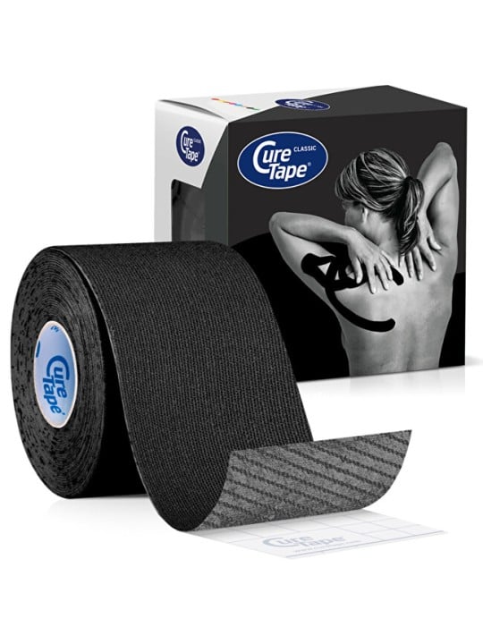 CureTape Nastro kinesiologico classico nero 5 cm x 5 m unisex