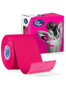CureTape Nastro kinesiologico classico rosa 5 cm x 5 m unisex