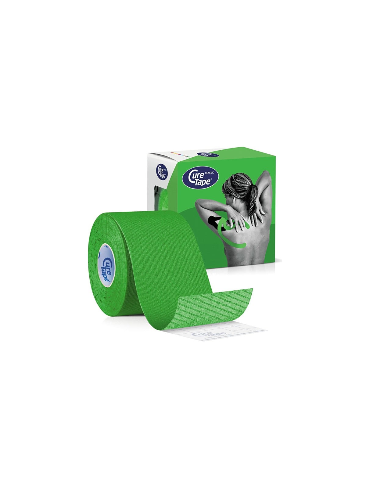 CureTape Nastro kinesiologico classico verde 5 cm x 5 m unisex