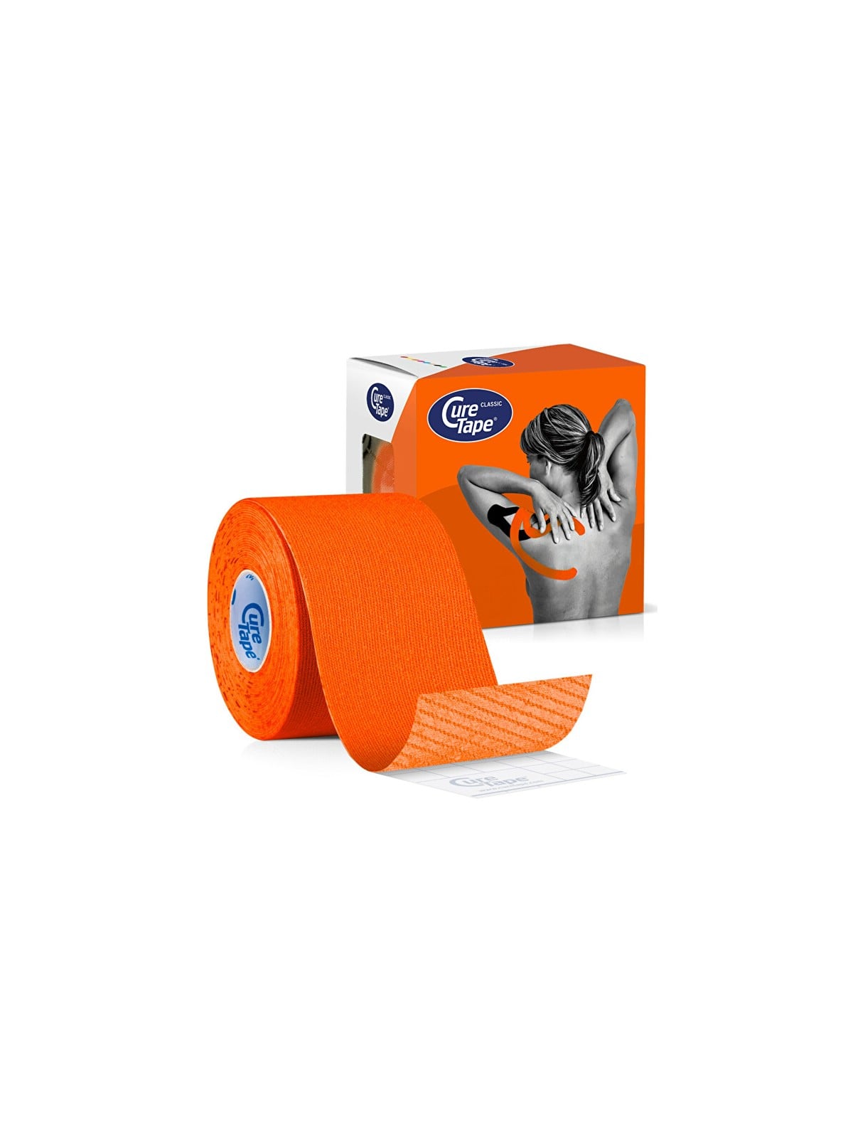 CureTape Nastro kinesiologico classico arancione 5 cm x 5 m unisex