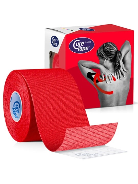 CureTape Nastro kinesiologico classico rosso 5 cm x 5 m unisex