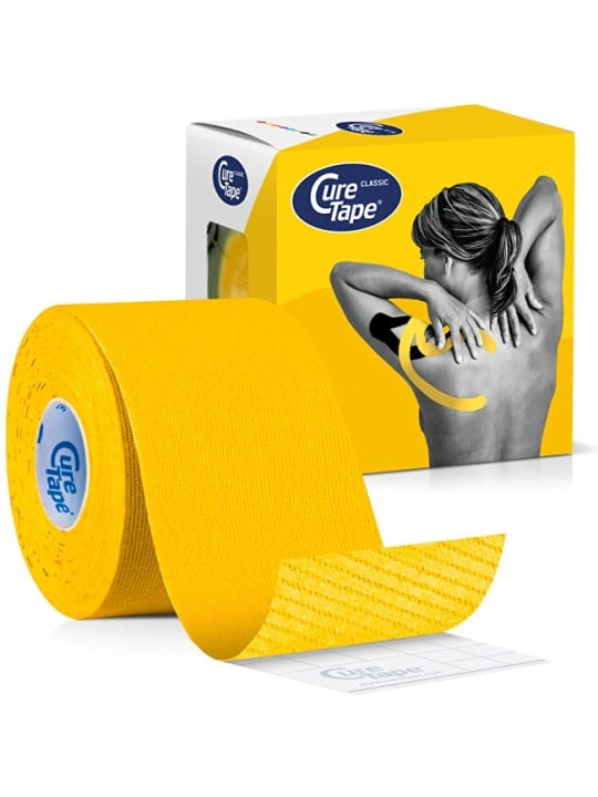 CureTape Nastro kinesiologico classico giallo 5 cm x 5 m unisex